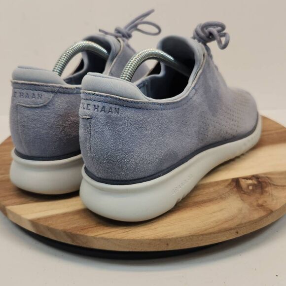 Cole Haan Men's Zerogrand 2 Laser Blue Suede Wingtip Oxford C29219 Size 9 M - Picture 4 of 14